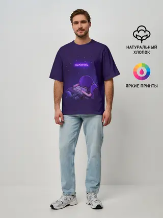 Мужская футболка оверсайз / Помогите