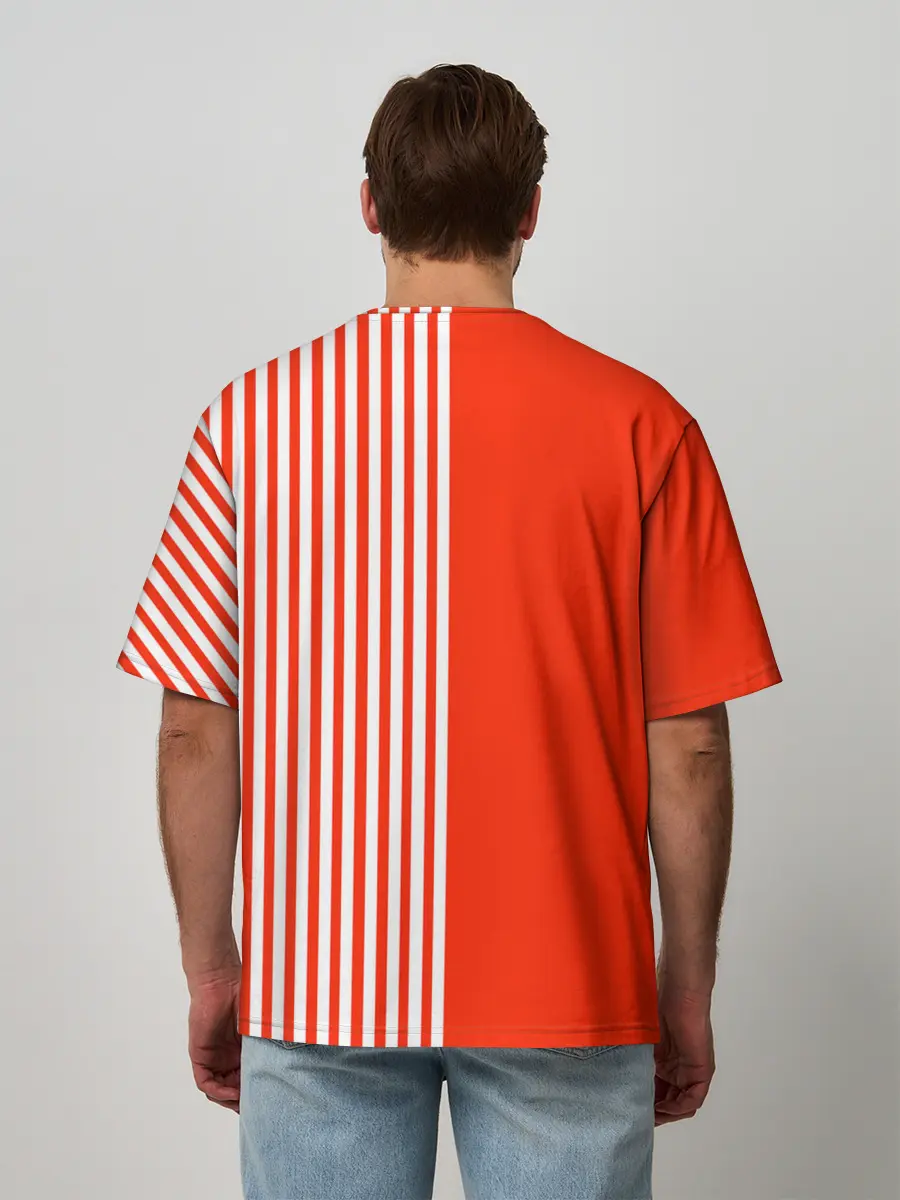 Мужская футболка оверсайз / Сборная Дании.