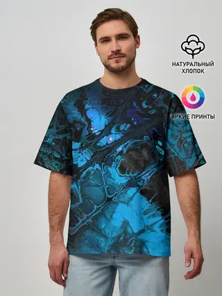 Мужская футболка оверсайз / Nu abstracts art