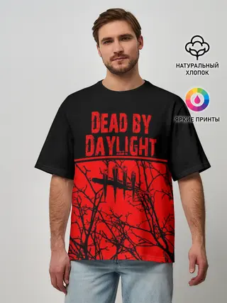 Мужская футболка оверсайз / Dead by Daylight