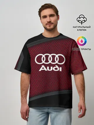 Мужская футболка оверсайз / AUDI SPORT