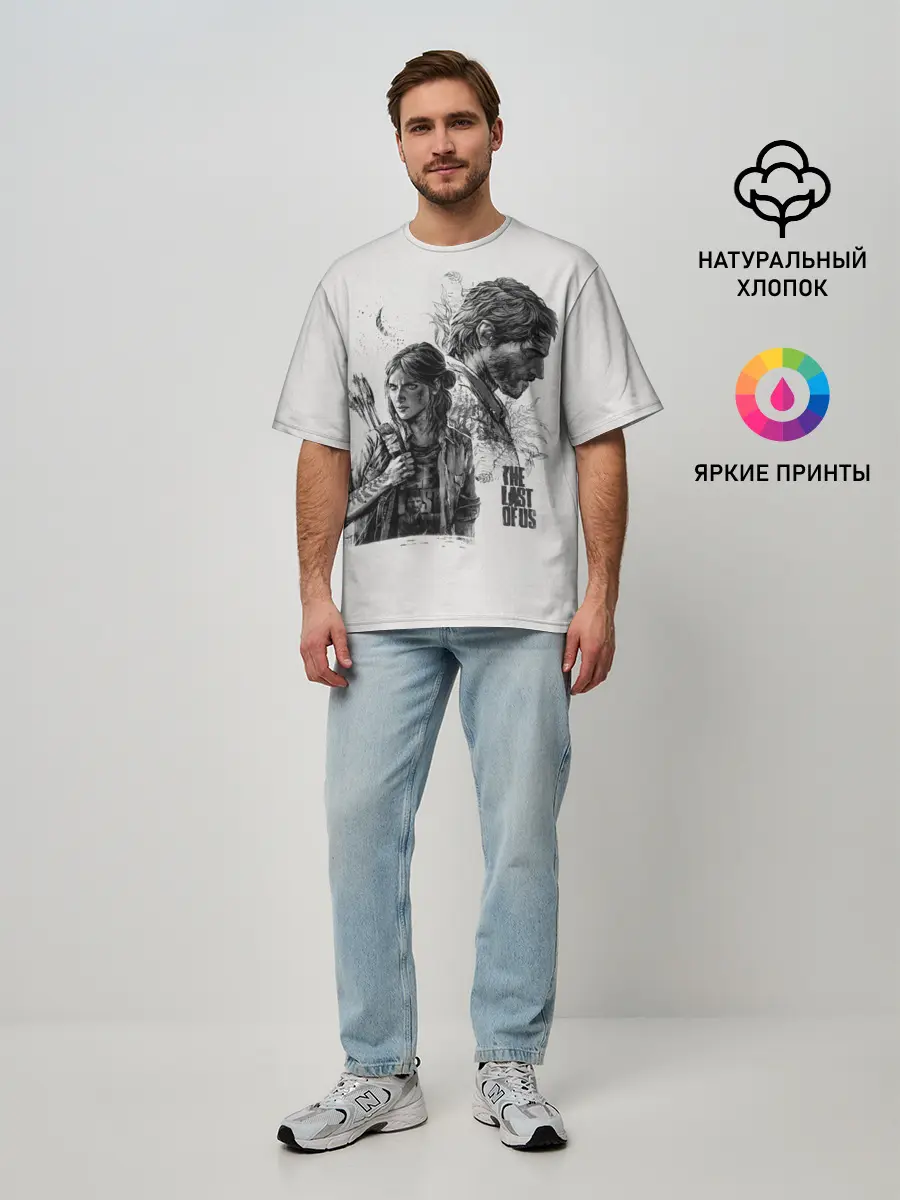 Мужская футболка оверсайз / The Last of Us