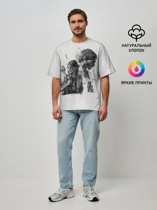 Мужская футболка оверсайз / The Last of Us