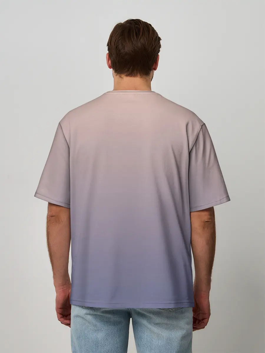 Мужская футболка оверсайз / неуклюжая практикантка