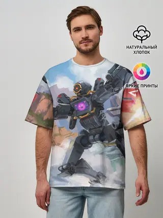 Мужская футболка оверсайз / Apex Legends