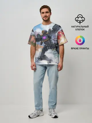 Мужская футболка оверсайз / Apex Legends