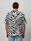 Мужская футболка оверсайз / Я зебра
