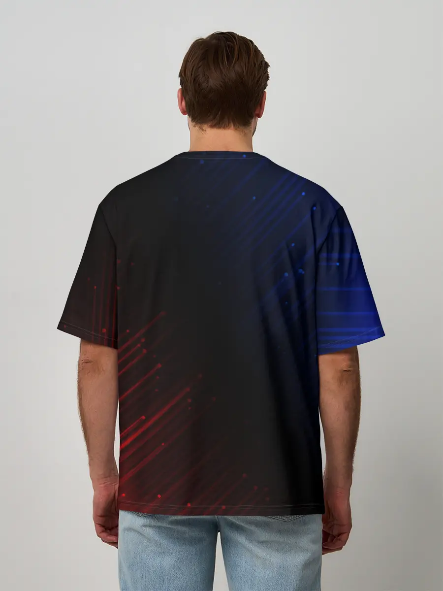 Мужская футболка оверсайз / MERCEDES / МЕРСЕДЕС