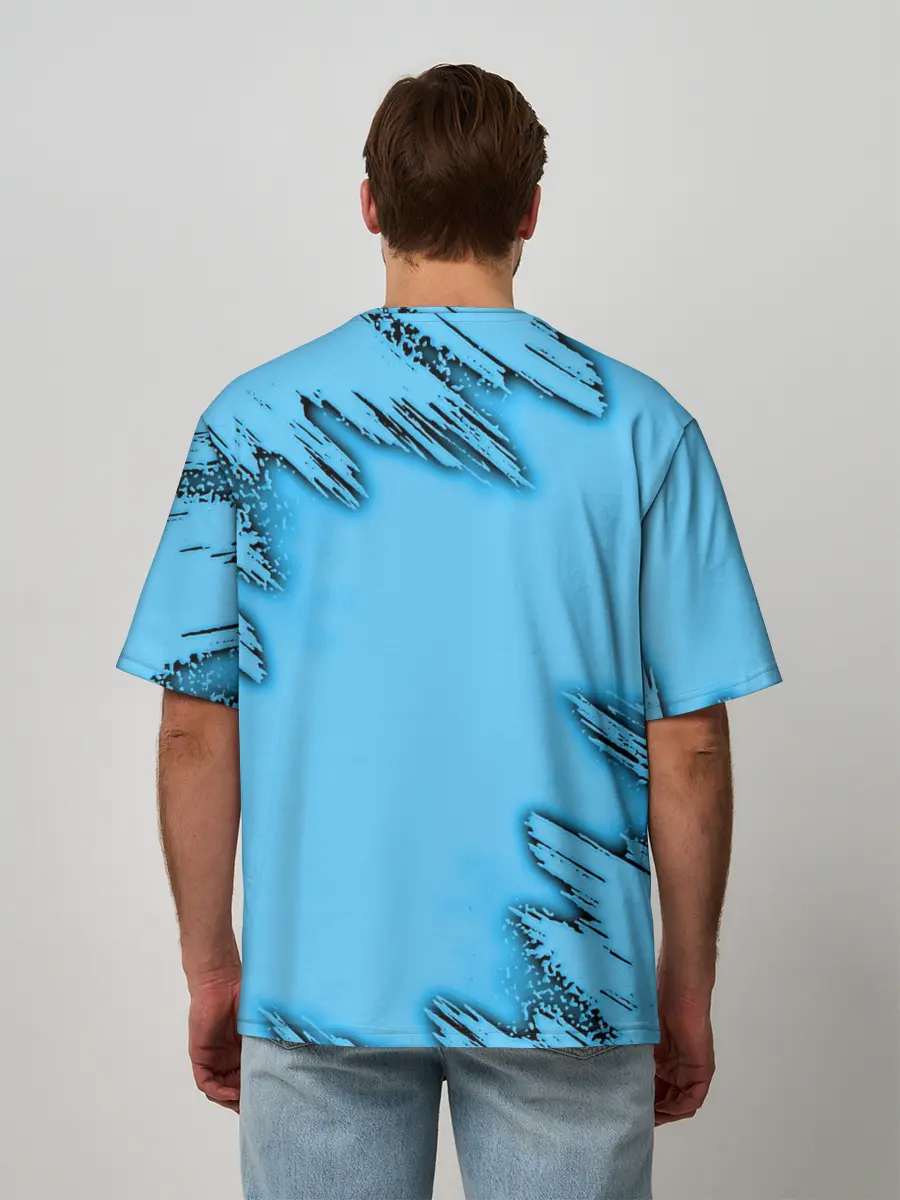 Мужская футболка оверсайз / Босс Молокосос