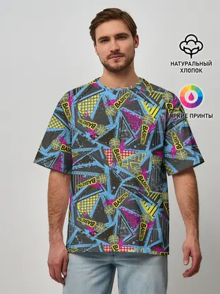 Мужская футболка оверсайз / BASKETBALL