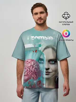 Мужская футболка оверсайз / i-ZOMBIE
