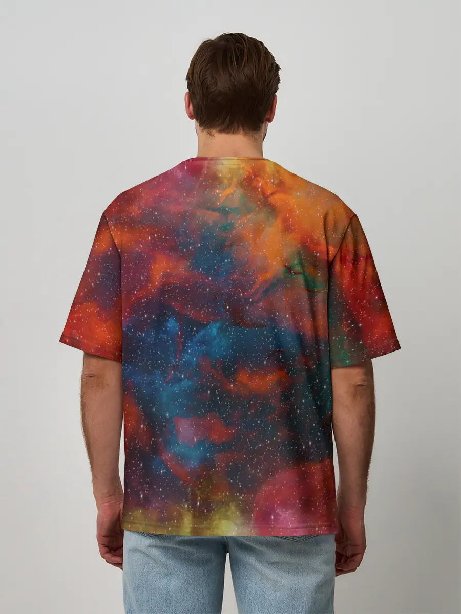 Мужская футболка оверсайз / Единорог | Unicorn