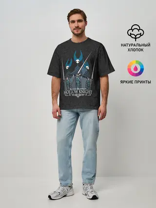 Мужская футболка оверсайз / Hollow Knight