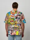 Мужская футболка оверсайз / Pop Art