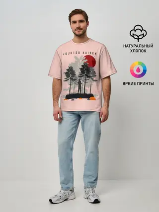 Мужская футболка оверсайз / Fushiguro Megumi Jujutsu Kaisen