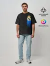 Мужская футболка оверсайз / REAL MADRID / РЕАЛ МАДРИД