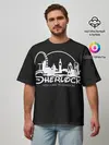Мужская футболка оверсайз / Sherlock