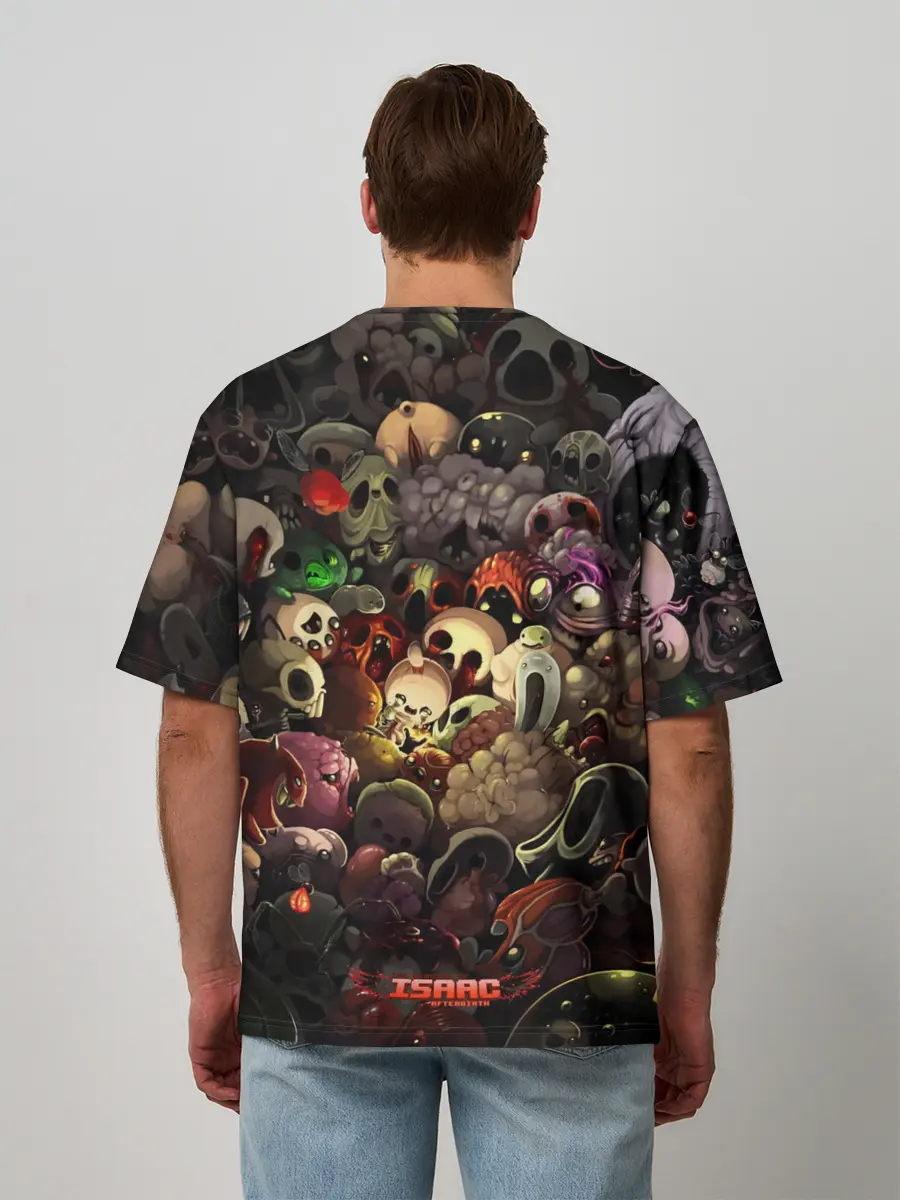Мужская футболка оверсайз / Кошмар Исаака