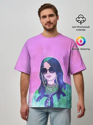 Мужская футболка оверсайз / БИЛЛИ АЙЛИШ