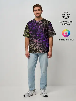 Мужская футболка оверсайз / Игры