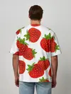 Мужская футболка оверсайз / Клубника