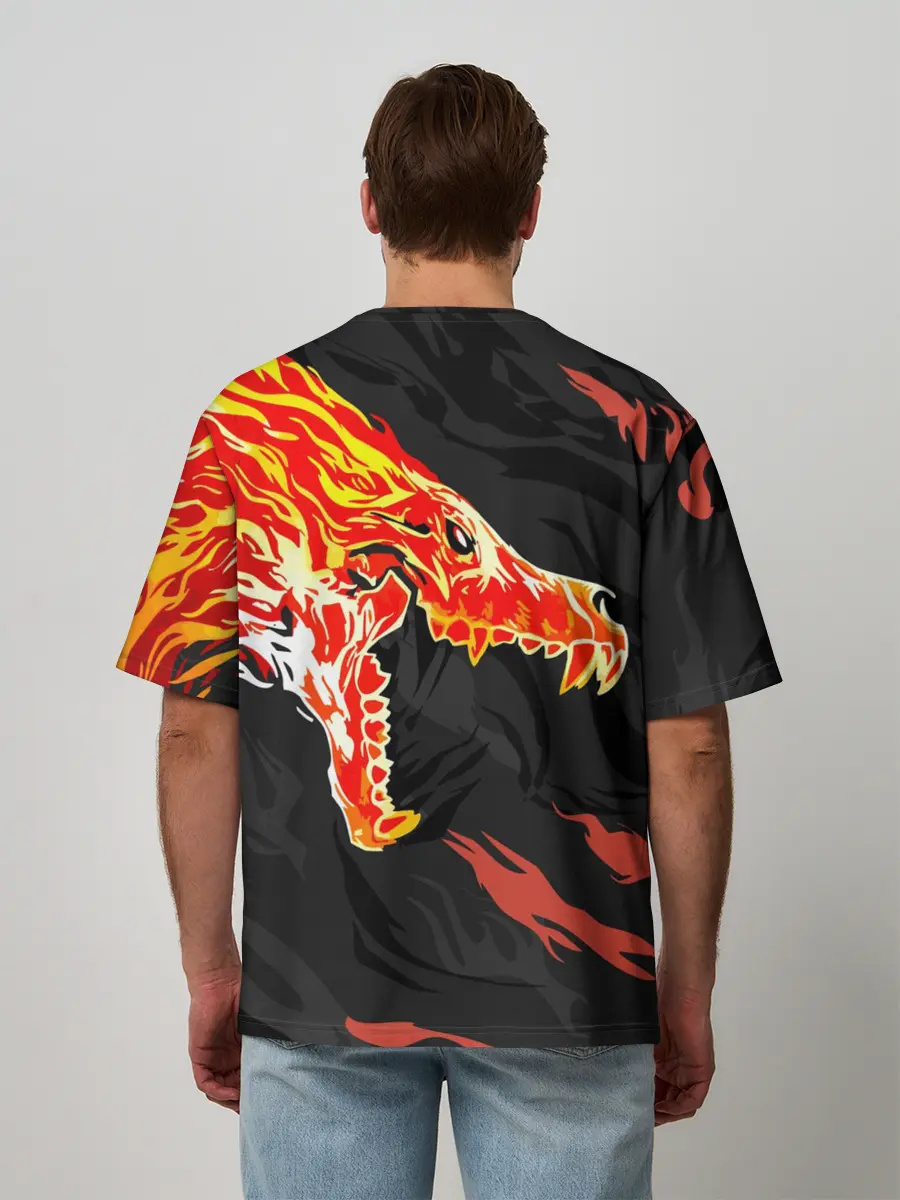 Мужская футболка оверсайз / CS:GO - Howl м4а4 | Вой