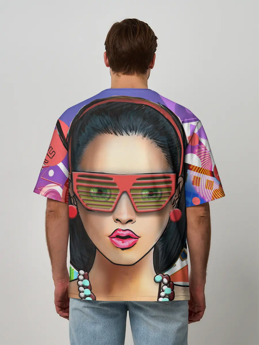 Мужская футболка оверсайз / СтильНая Девушка