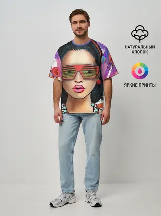 Мужская футболка оверсайз / СтильНая Девушка