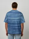 Мужская футболка оверсайз / Texture. Denim