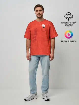 Мужская футболка оверсайз / Токийский гуль