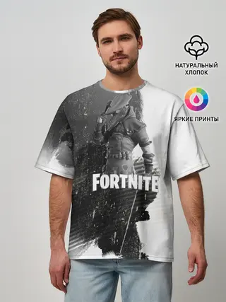 Мужская футболка оверсайз / Fortnite