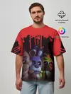 Мужская футболка оверсайз / Five Nights At Freddys