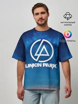 Мужская футболка оверсайз / Linkin Park