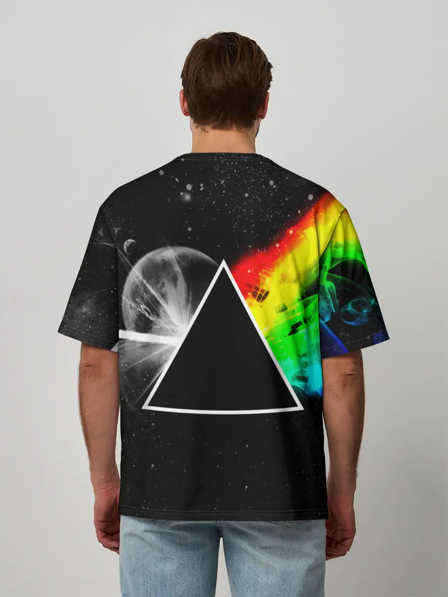 Мужская футболка оверсайз / PINK FLOYD
