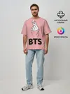 Мужская футболка оверсайз / РЮКЗАК BTS