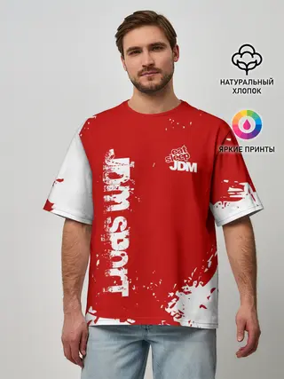 Мужская футболка оверсайз / JDM SPORT