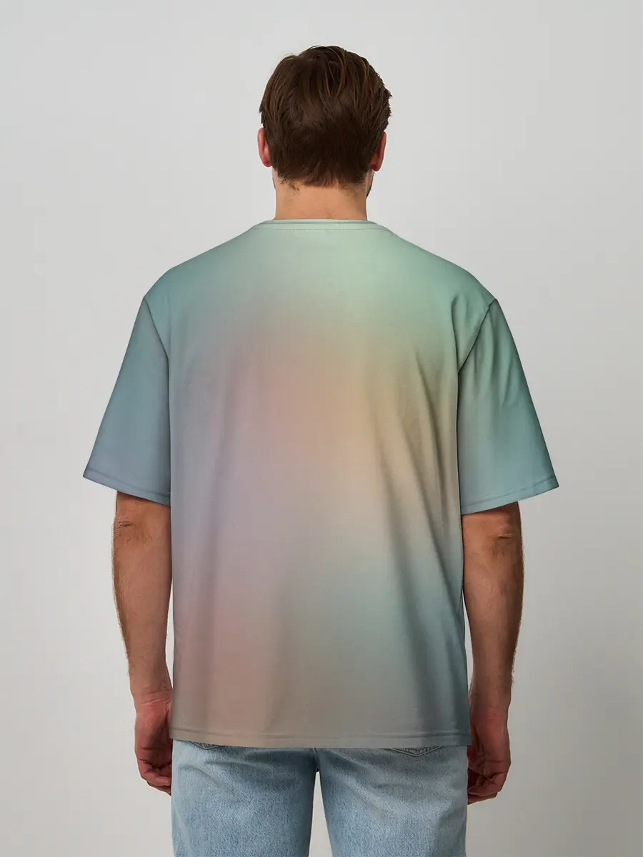 Мужская футболка оверсайз / Хвост Феи поцелуй Люси и Нацу