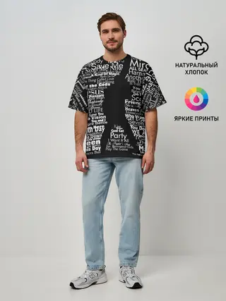 Мужская футболка оверсайз / Queen