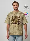 Мужская футболка оверсайз / Led Zeppelin