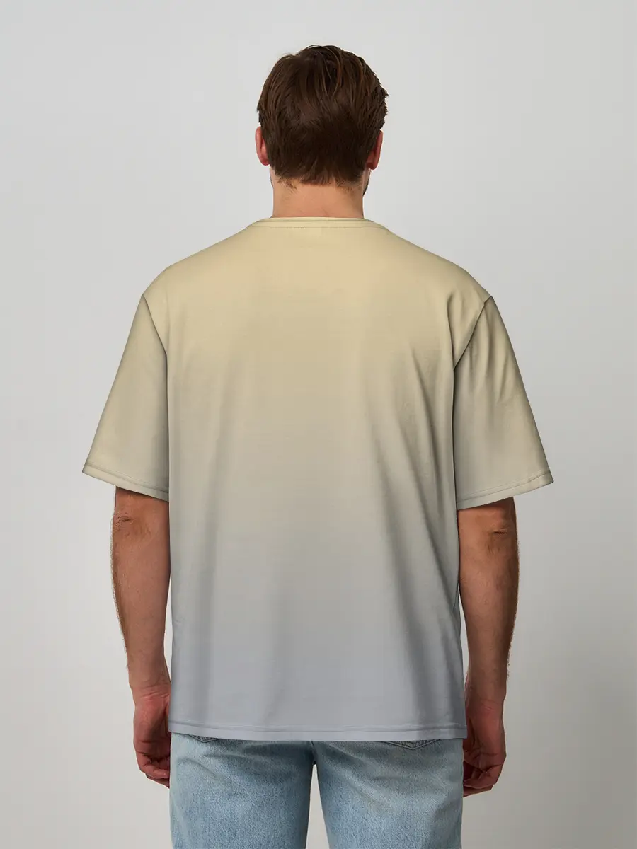 Мужская футболка оверсайз / девочка и мышка друзья