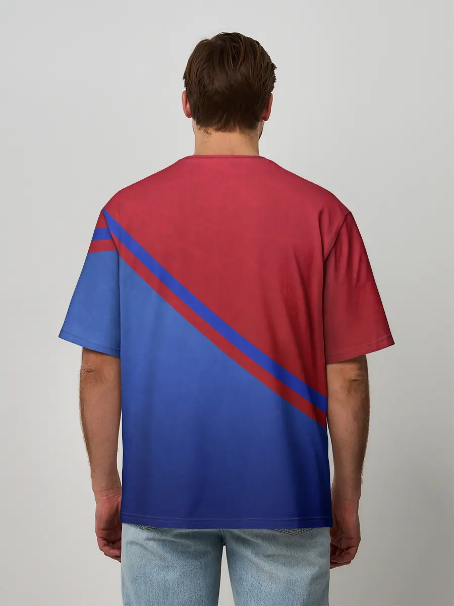 Мужская футболка оверсайз / Конь!