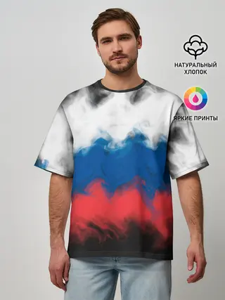 Мужская футболка оверсайз / Россия