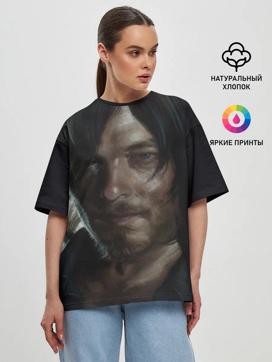 Женская футболка оверсайз / The Walking Dead