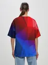 Женская футболка оверсайз / RED&BLUE