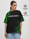 Женская футболка оверсайз / MINECRAFT