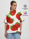 Женская футболка оверсайз / Клубника