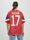 Женская футболка оверсайз / Golovin home EURO 2020