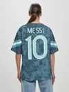Женская футболка оверсайз / Messi away Copa America 2020