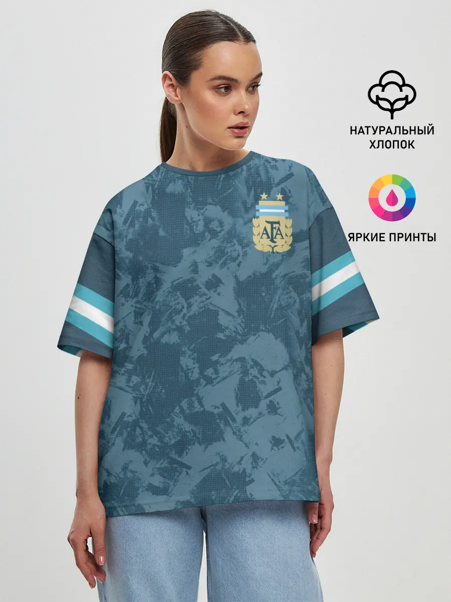 Женская футболка оверсайз / Away Copa America 2020