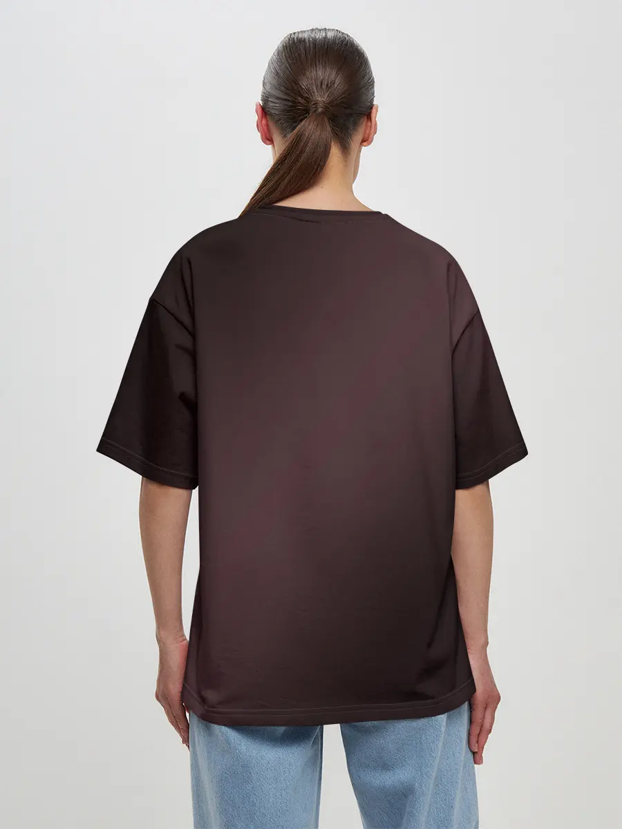 Женская футболка оверсайз / Hazbin Hotel